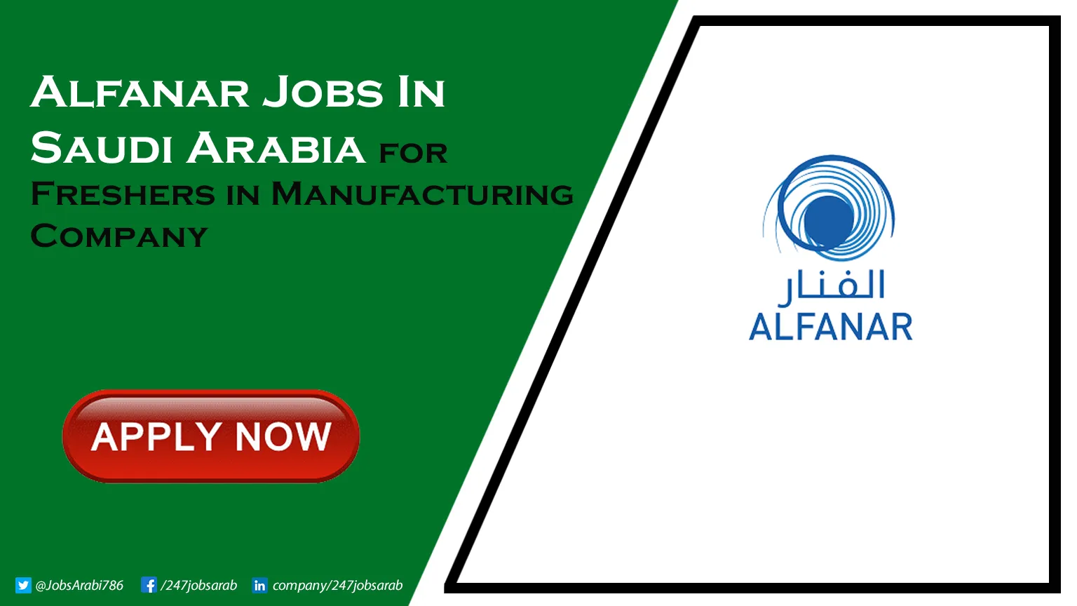 Alfanar Jobs in Saudi Arabia
