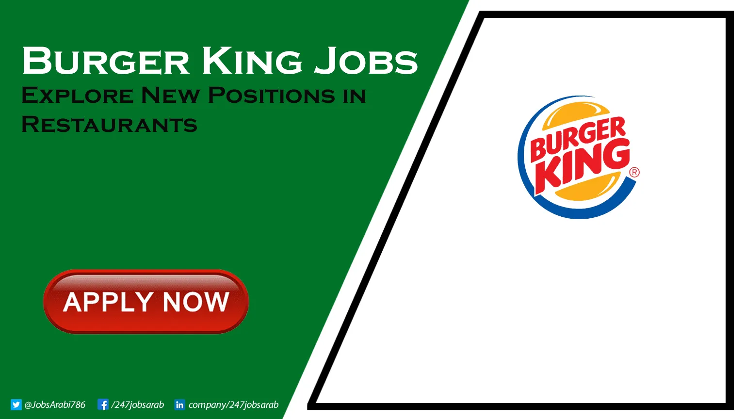 Burger King Jobs