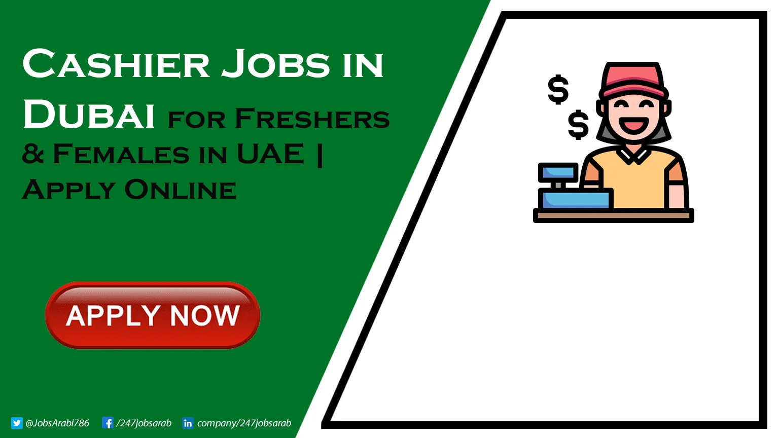 Cashier Jobs in Dubai
